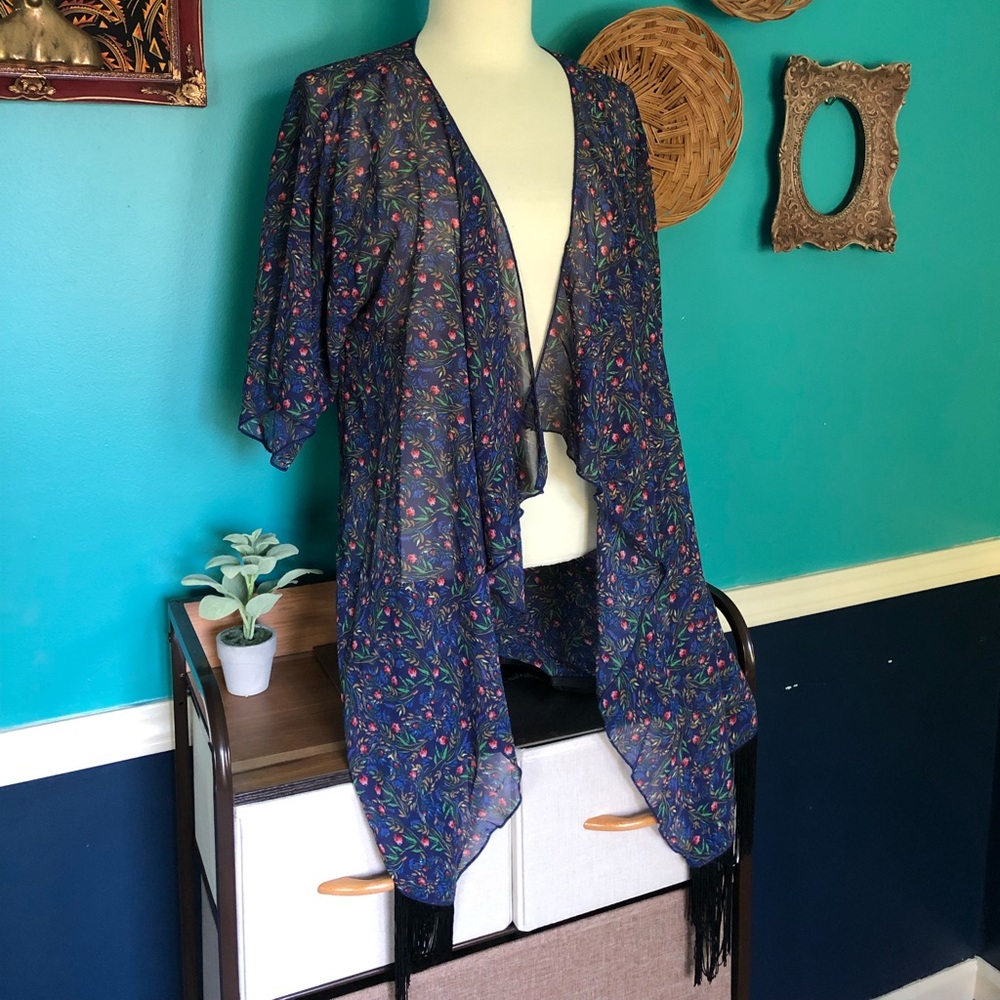 LULAROE BOHO KIMONO SMALL NWT
